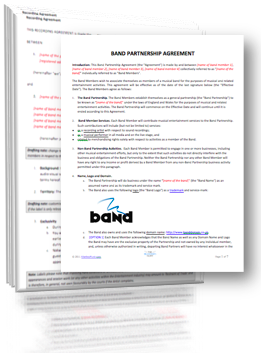 29 pack of music contracts