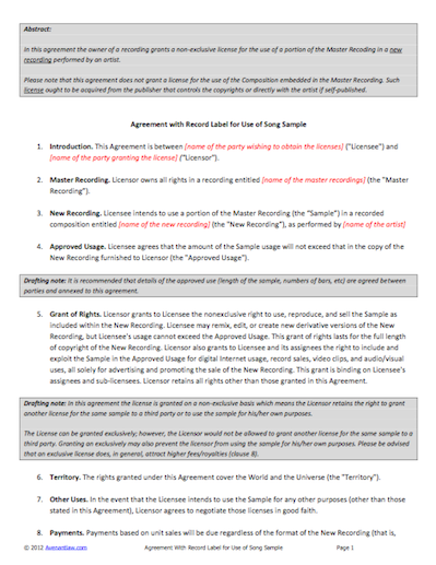 Independent record label business plan free