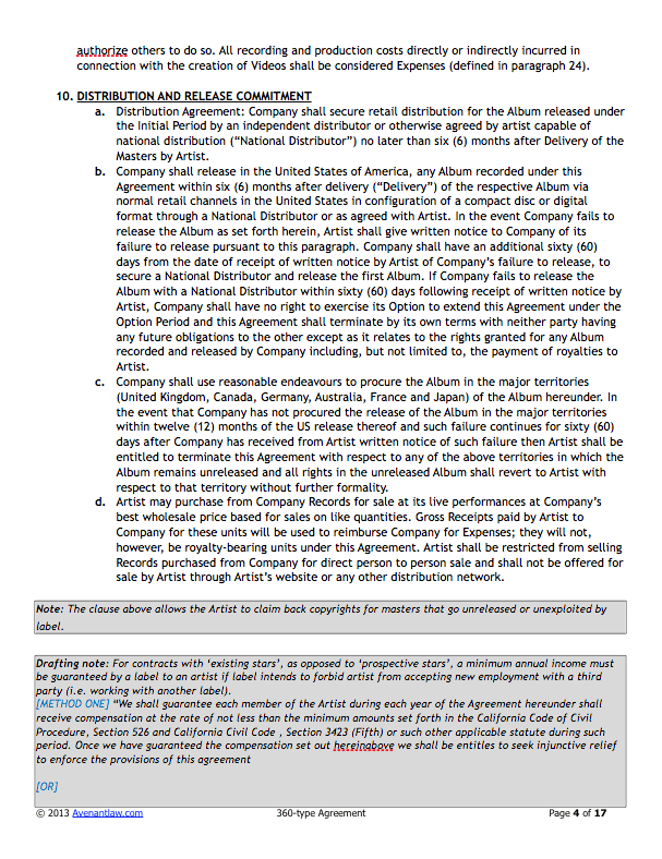 360 Deal Contract Templates See A Sample 