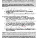 Band Agreement 3