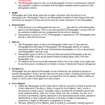 Photographer Contract