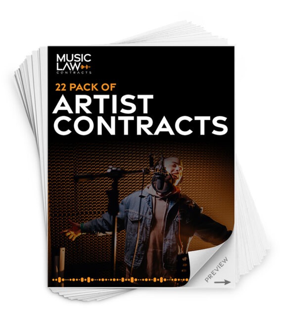 Artist / Band Contract Template Pack (22 Contracts)