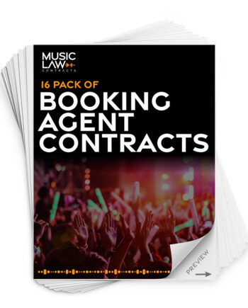 Music Law Contracts - Booking Agent Contract Pack