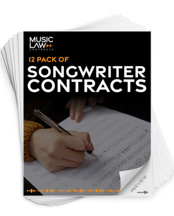 Music Law Contracts - Songwriter contract pack