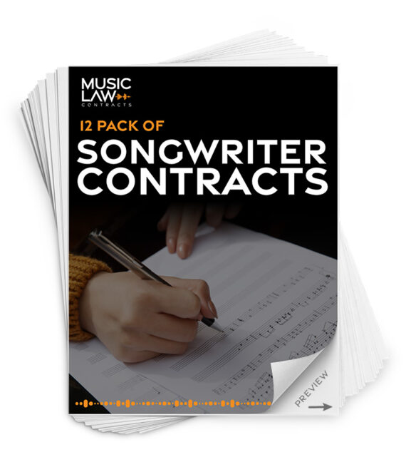 Music Law Contracts - Songwriter contract pack
