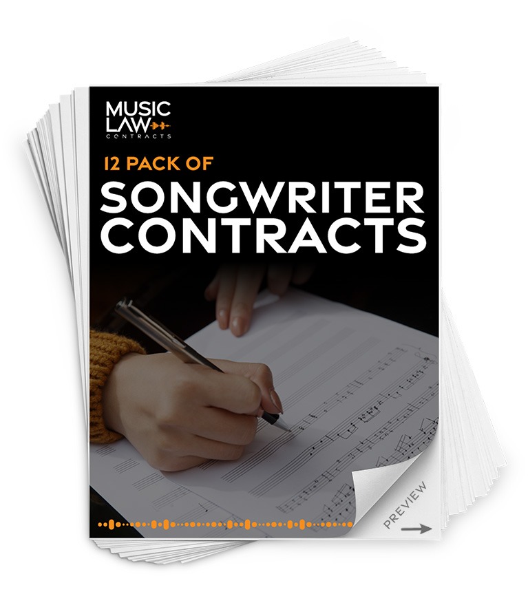 Songwriter Contract Pack (12 Contracts)