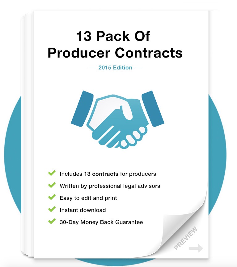 Music Law Contracts - Producer Contract Pack