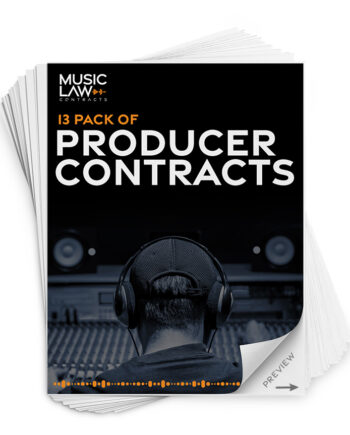 Music Producer Contract Template Pack (13 Contracts)